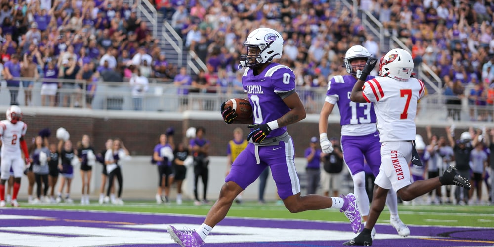 Capital scores a touchdown at the Homecoming game